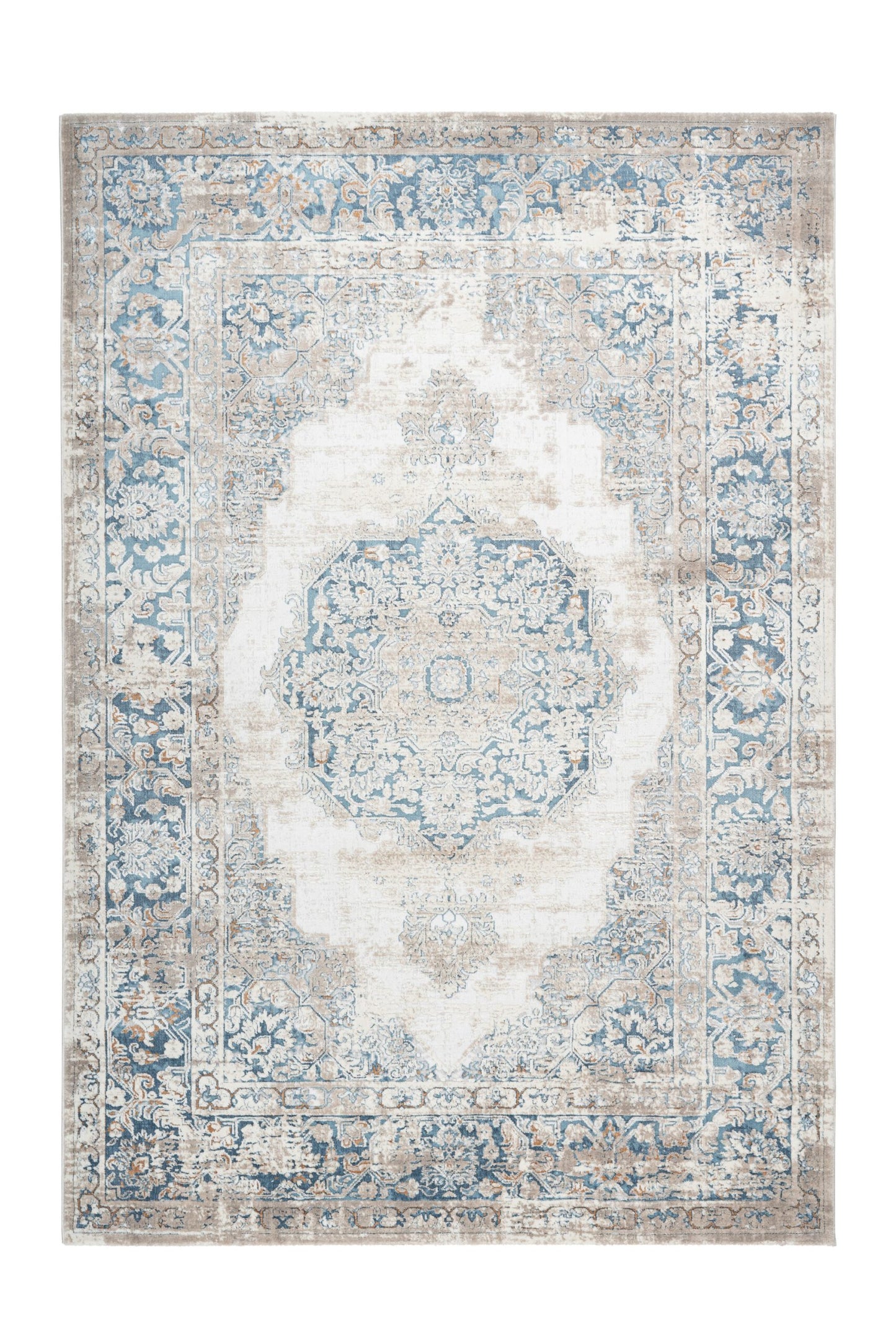 Paris Blue – Vintage oosterse stijl – Laagpolig vloerkleed