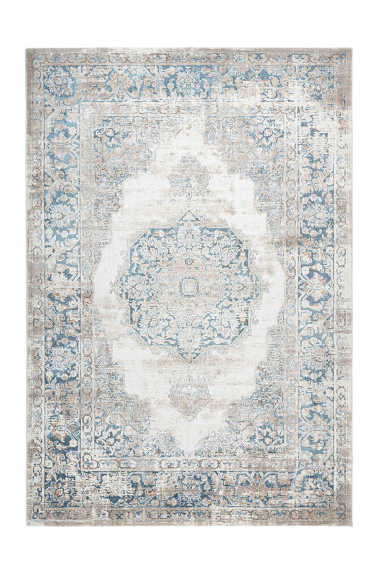 Paris Blue – Vintage oosterse stijl – Laagpolig vloerkleed