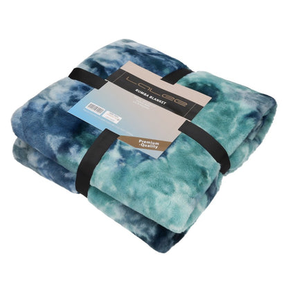 Rumba deken – Multi met zachte touch en tie-dye look