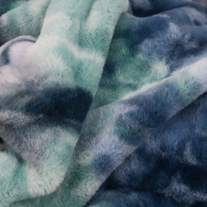 Rumba deken – Multi met zachte touch en tie-dye look
