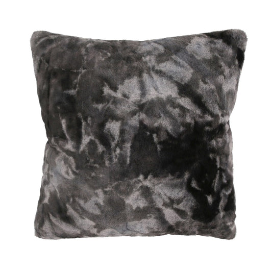 Rumba kussen – Grijs met zachte touch en tie-dye look