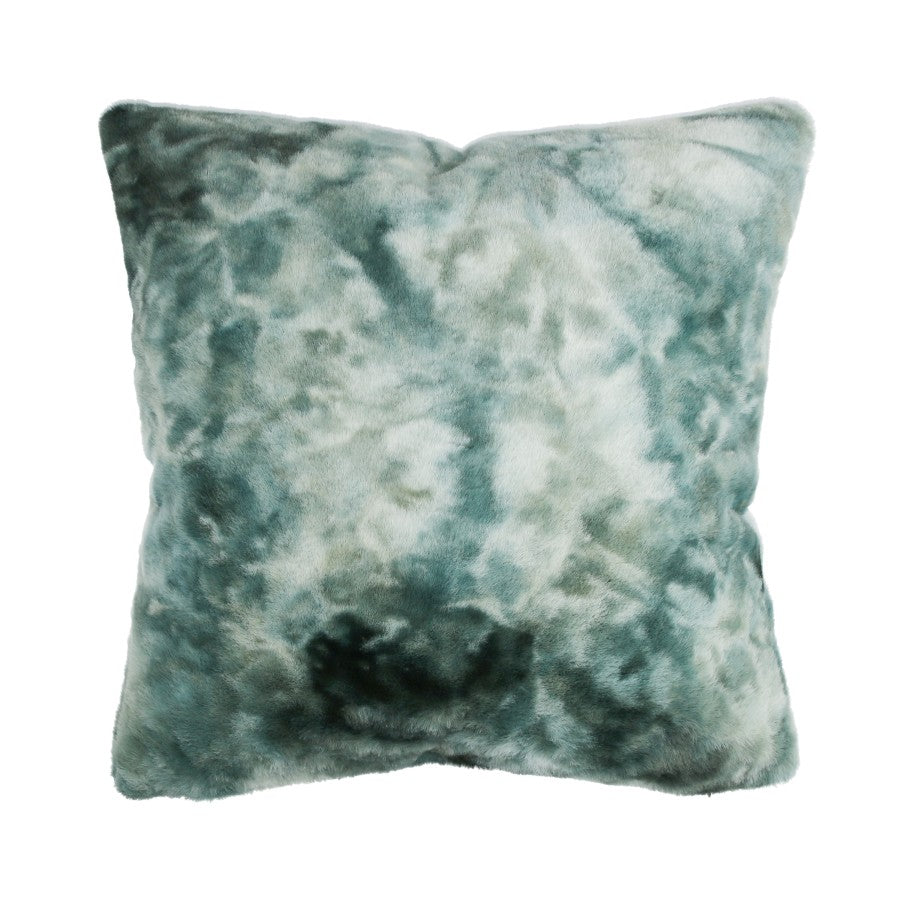 Rumba kussen – Groen met zachte touch en tie-dye look