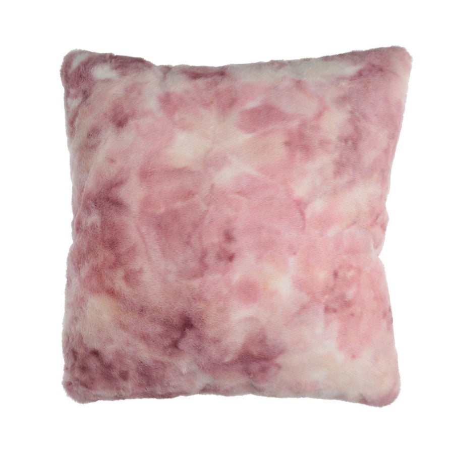 Rumba kussen – Roze met zachte touch en tie-dye look