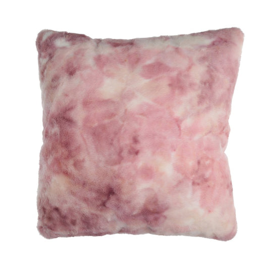 Rumba kussen – Roze met zachte touch en tie-dye look