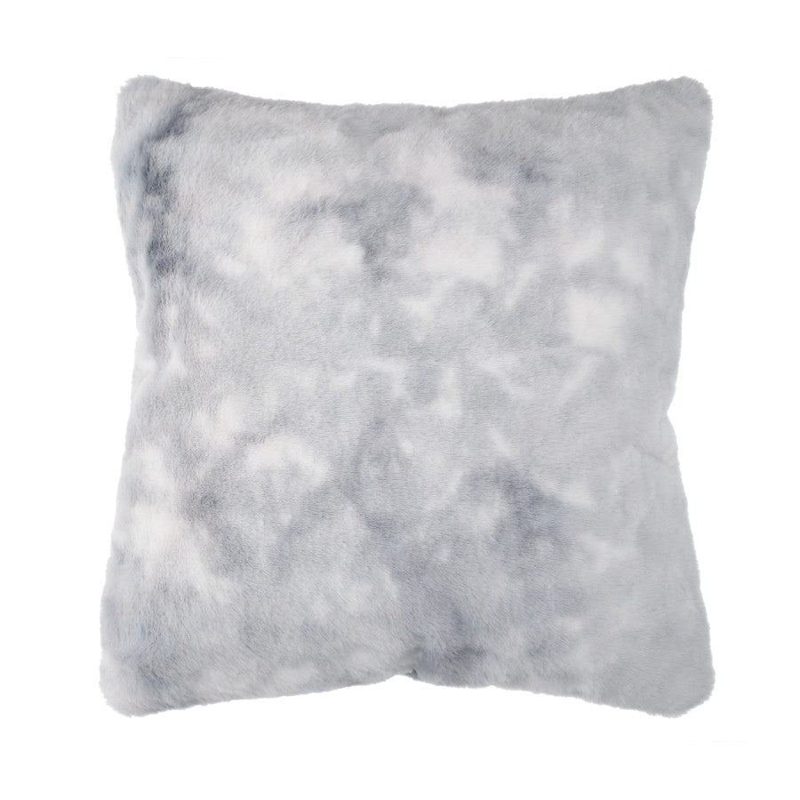 Rumba kussen – Zilvergrijs met zachte touch en tie-dye structuur