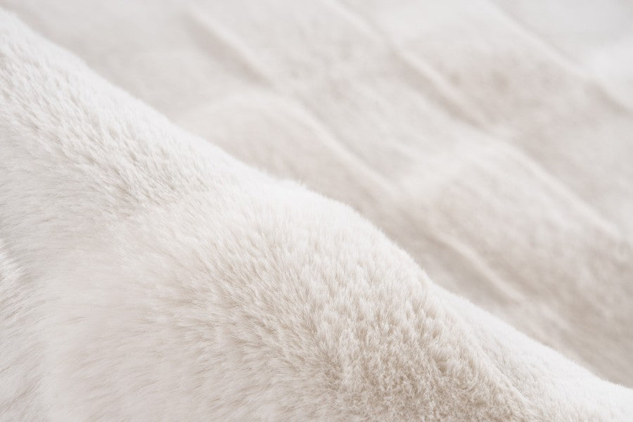 Soul Vloerkleed – Ivory – Geblokt Design – Zacht Hoogpolig