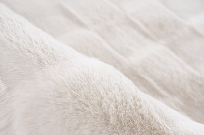 Soul Vloerkleed – Ivory – Geblokt Design – Zacht Hoogpolig