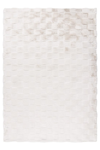 Soul Vloerkleed – Ivory – Geblokt Design – Zacht Hoogpolig