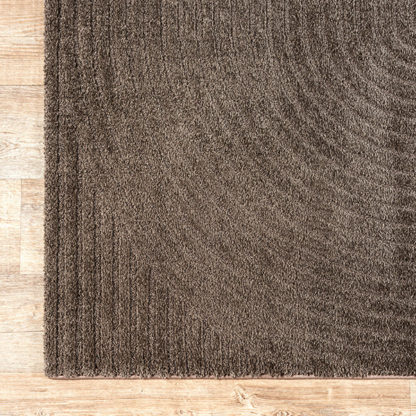 Elio Vloerkleed – Bruin – Organisch Boogdesign – Laagpolig Vloerkleed