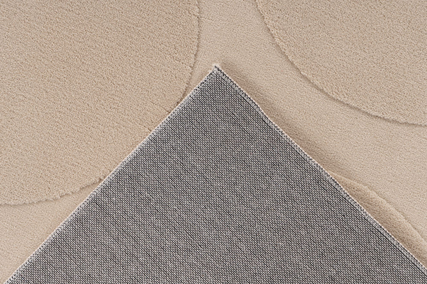 Focus – Beige 3D structuur – Laagpolig vloerkleed