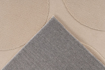 Focus – Beige 3D structuur – Laagpolig vloerkleed