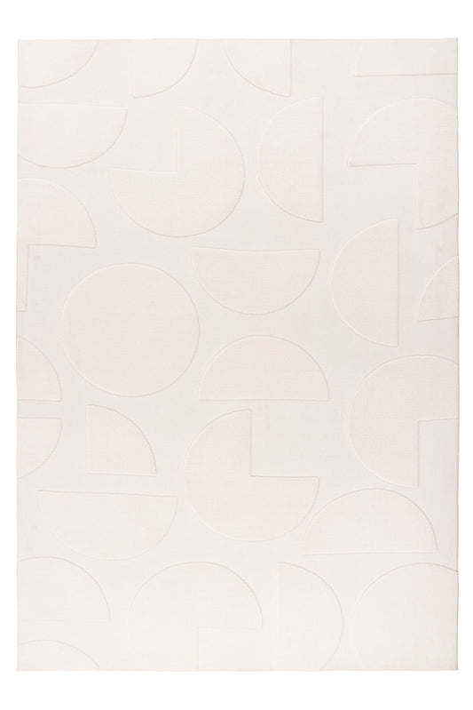 Focus – Ivory 3D structuur – Laagpolig vloerkleed