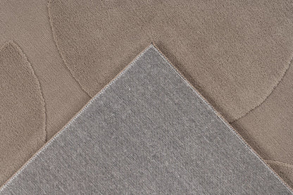 Focus – Taupe 3D structuur – Laagpolig vloerkleed