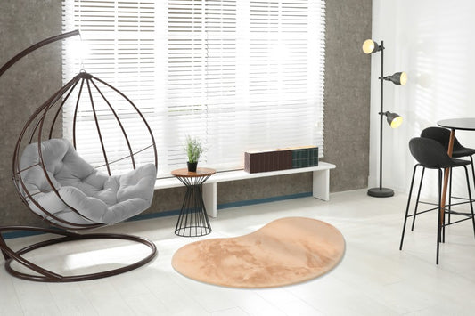 Heaven Vloerkleed – Perzik – Organische Vormen – Ultra Zacht & Hoogpolig