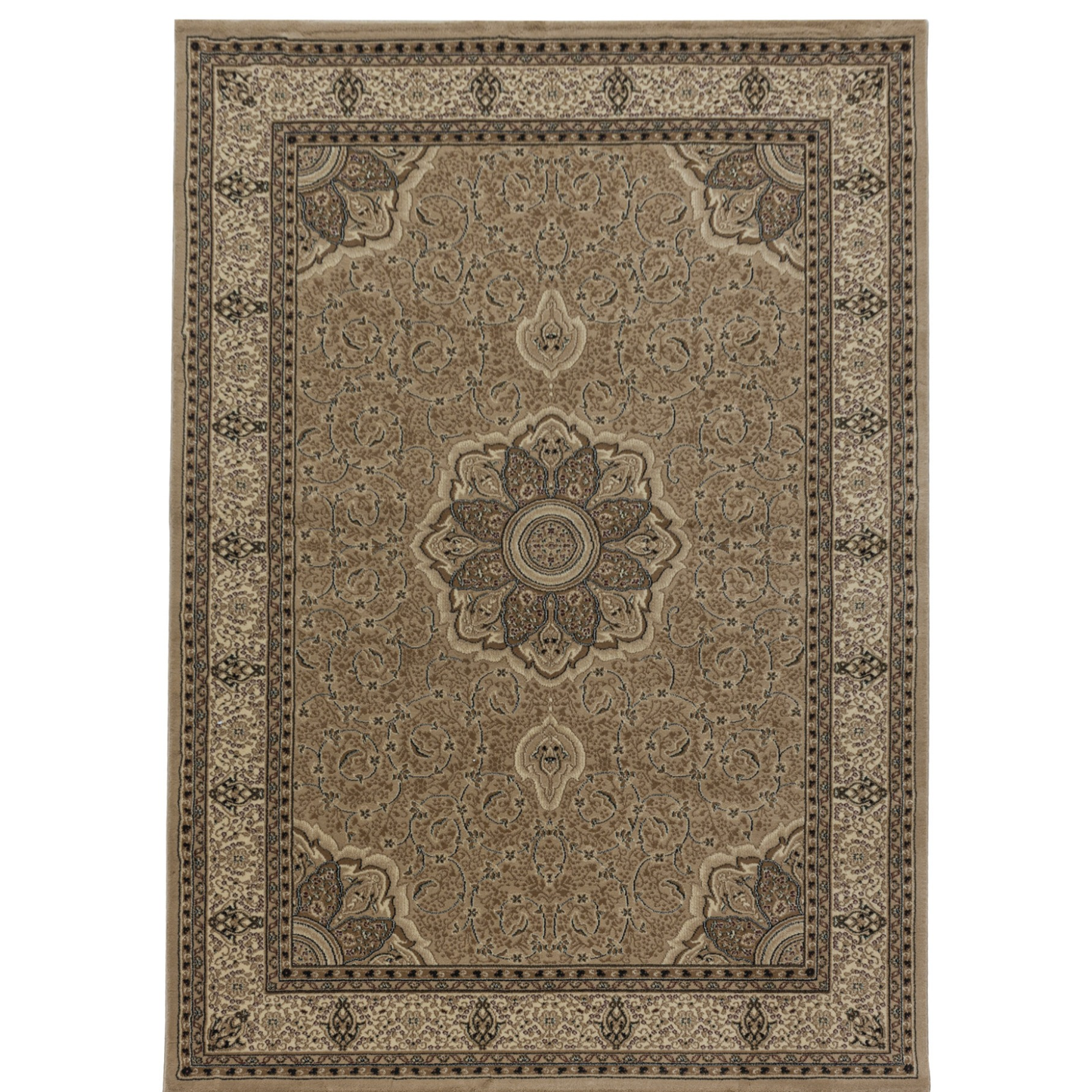 Kashmir – Klassiek Vloerkleed – Beige