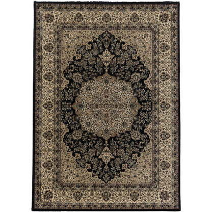 Bukhara – Klassiek Vloerkleed – Zwart