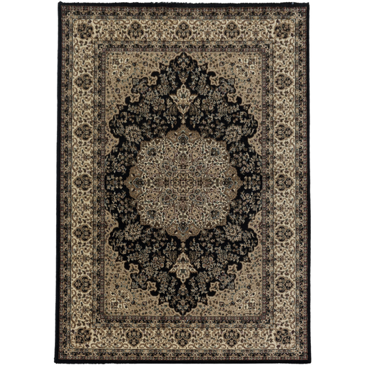 Bukhara – Klassiek Vloerkleed – Zwart