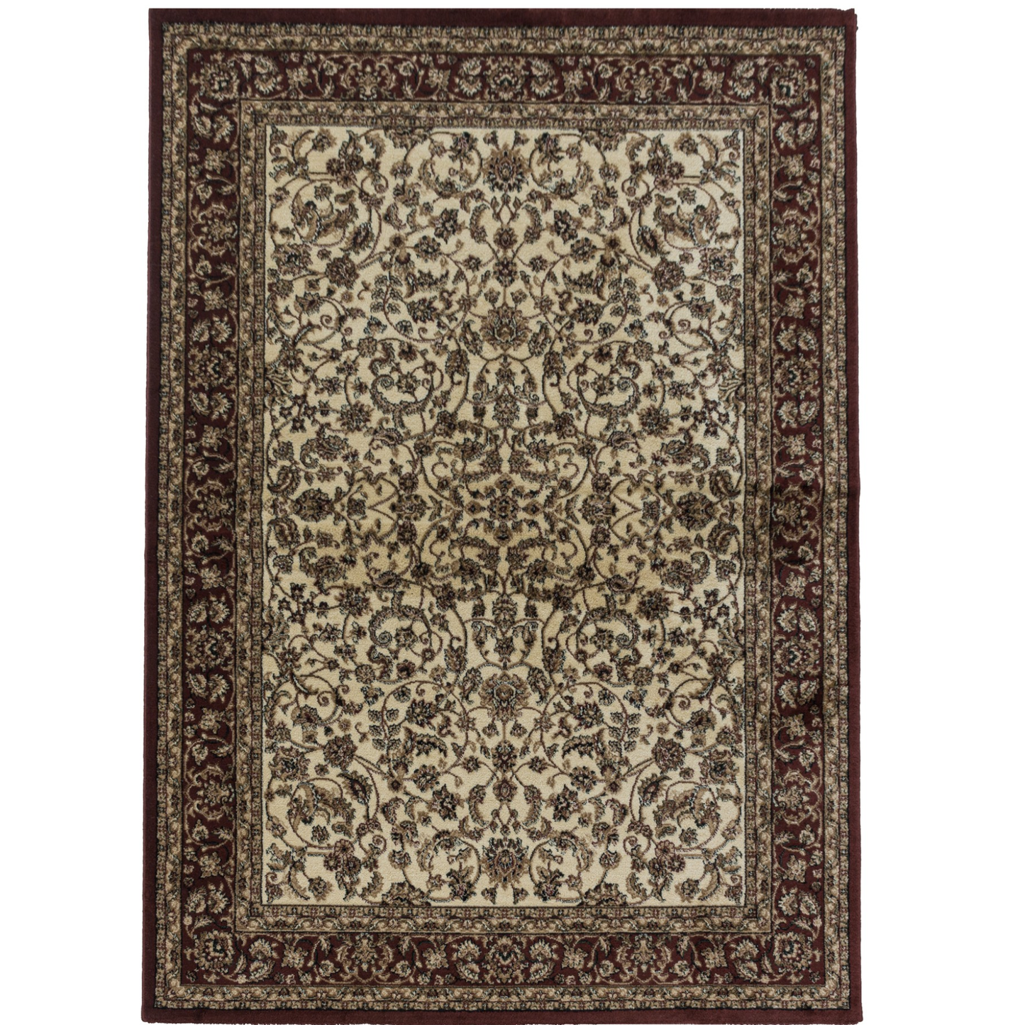 Teheran – Klassiek Vloerkleed – Crème/Rood