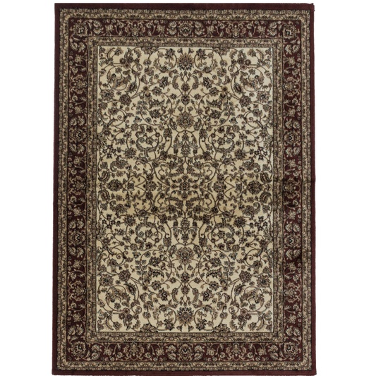 Teheran – Klassiek Vloerkleed – Crème/Rood