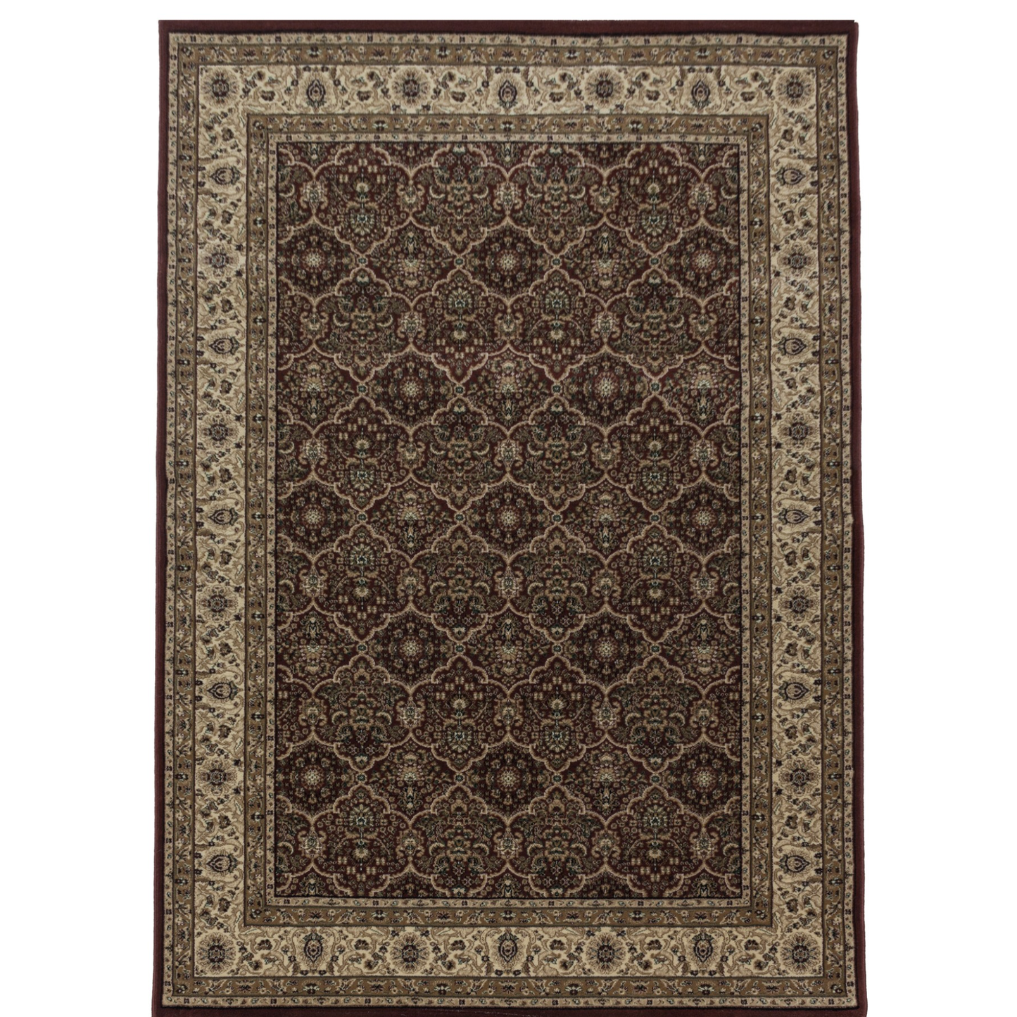 Teheran – Klassiek Vloerkleed – Rood/Beige