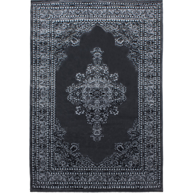 Varamin – Klassiek Vloerkleed – Grijs – Laagpolig & Oosters Design