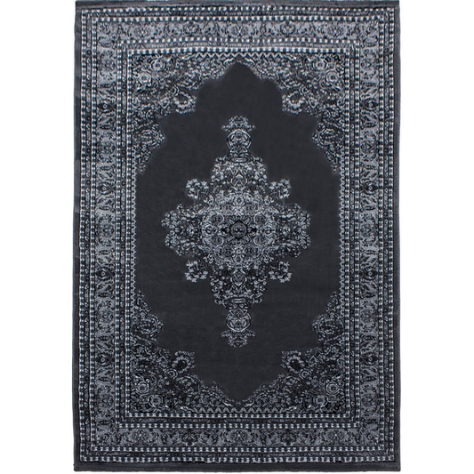 Varamin – Klassiek Vloerkleed – Grijs – Laagpolig & Oosters Design