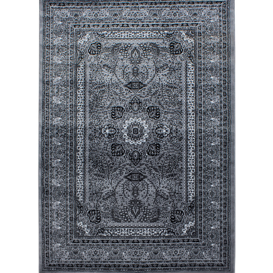 Marrakesh – Klassiek Vloerkleed – Grijs – Laagpolig & Oosters Design