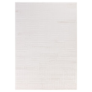 Sahara Vloerkleed – Crème – Modern Zenpatroon – Elegant & Neutraal