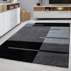 Hawaii Vloerkleed – Grijs – Laagpolig – Modern 3D-Design