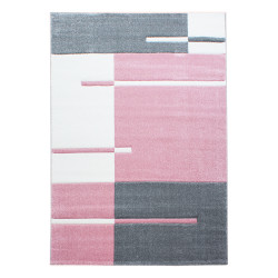 Hawaii Vloerkleed – Roze – Laagpolig – Modern 3D-Design