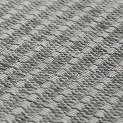 Giza Vloerkleed – Grijs met Kader – Laagpolig & Modern – Voor Binnen & Buiten