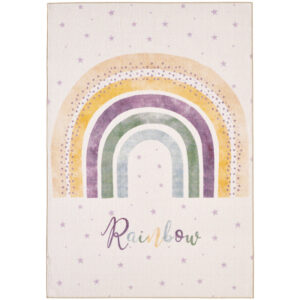 Play Vloerkleed – Kindervloerkleed – Regenboog – Laagpolig – Anti-Allergisch & Anti-Slip