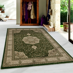 Kashmir – Klassiek Vloerkleed – Groen/Beige