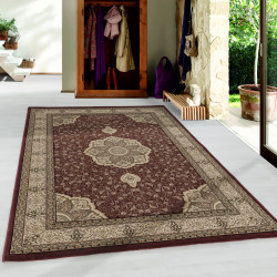 Kashmir – Klassiek Vloerkleed – Beige/Rood