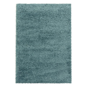 Sydney – Hoogpolig Vloerkleed – Aqua – Effen Design