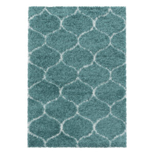 Salsa Vloerkleed – Blauw – Hoogpolig met Oosters Motief
