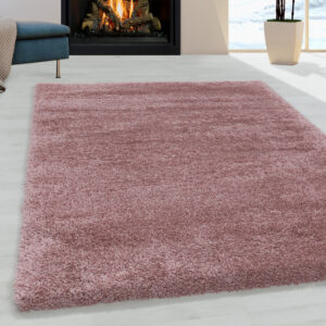 Fluffy Vloerkleed – Roze – Hoogpolig & Extra Zacht