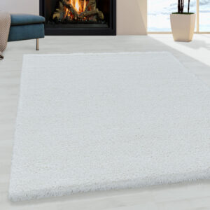 Fluffy Vloerkleed – Wit – Hoogpolig & Extra Zacht