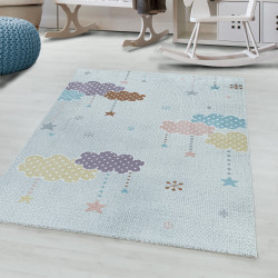 Lucky – Kindervloerkleed – Dromenland Wit – Laagpolig – Anti-Allergisch & Pluisvrij