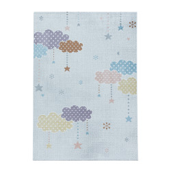 Lucky – Kindervloerkleed – Dromenland Wit – Laagpolig – Anti-Allergisch & Pluisvrij