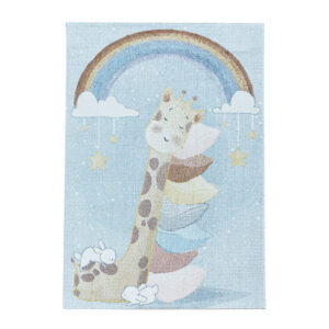 Lucky – Kindervloerkleed – Giraffe – Laagpolig – Anti-Allergisch & Pluisvrij