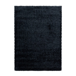 Brilliant Shaggy – Glanzend hoogpolig vloerkleed Black