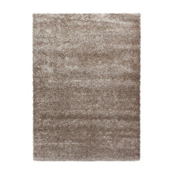 Brilliant Shaggy – Glanzend hoogpolig vloerkleed Taupe