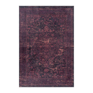 Fiesta Vloerkleed – Zwart/Rood – Wasbaar
