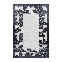 Fiesta Vloerkleed – Zwart/Wit – Wasbaar