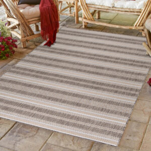 Sunny Vloerkleed – Beige – Laagpolig & Slijtvast – Voor Binnen & Buiten