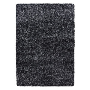 Enjoy Shaggy – Hoogpolig Vloerkleed – 3D-effect – Gemêleerd Antraciet/Wit/Grijs
