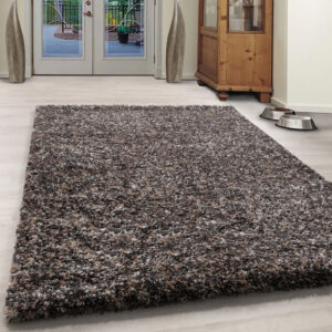 Enjoy Shaggy – Hoogpolig Vloerkleed – 3D-effect – Gemêleerd Taupe/Grijs/Beige