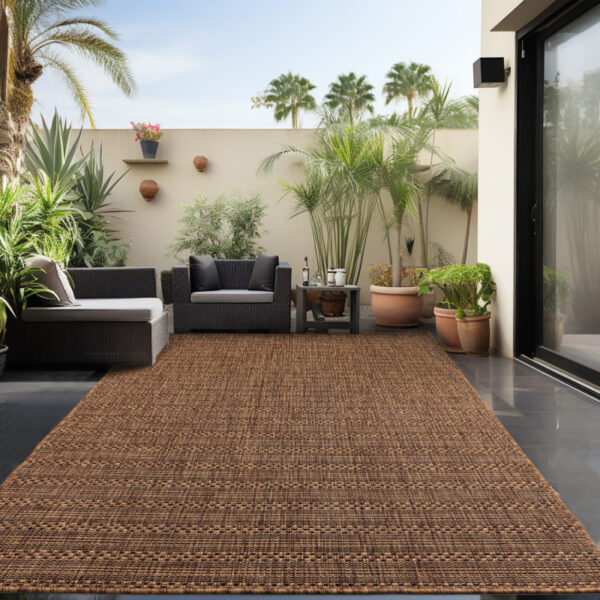 Zagora Vloerkleed – Koper – Laagpolig & Effen – Voor Binnen & Buiten