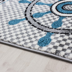 Kids Vloerkleed – Kindervloerkleed – Boot Grijs – Anti-Allergisch